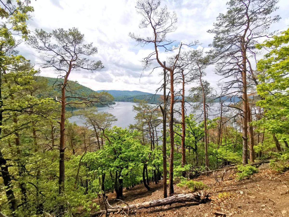 Ferienhaus Schoene Aussicht Ferienwohnung Blau Hemfurth-Edersee Dış mekan fotoğraf