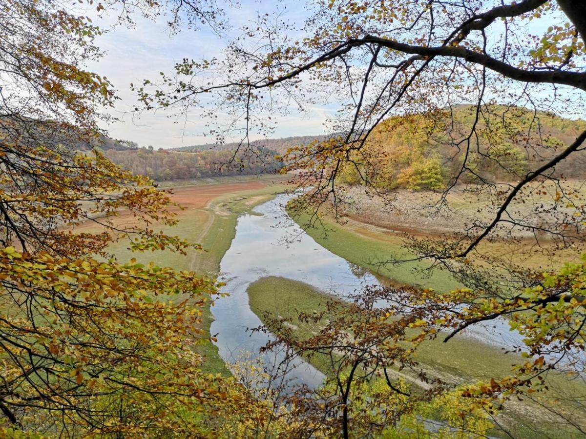 Ferienhaus Schoene Aussicht Ferienwohnung Blau Hemfurth-Edersee Dış mekan fotoğraf